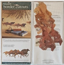 WALLIES BORDER CUTOUTS - 15 HORSES 11" x 6" - BRAND NEW/ORIGINAL FACTORY SEALED