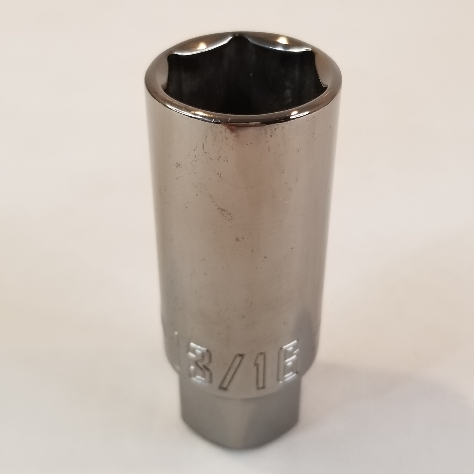 Craftsman Gunmetal 13/16" 6 Point 3/8" Drive Spark Plug Socket w/Boot
