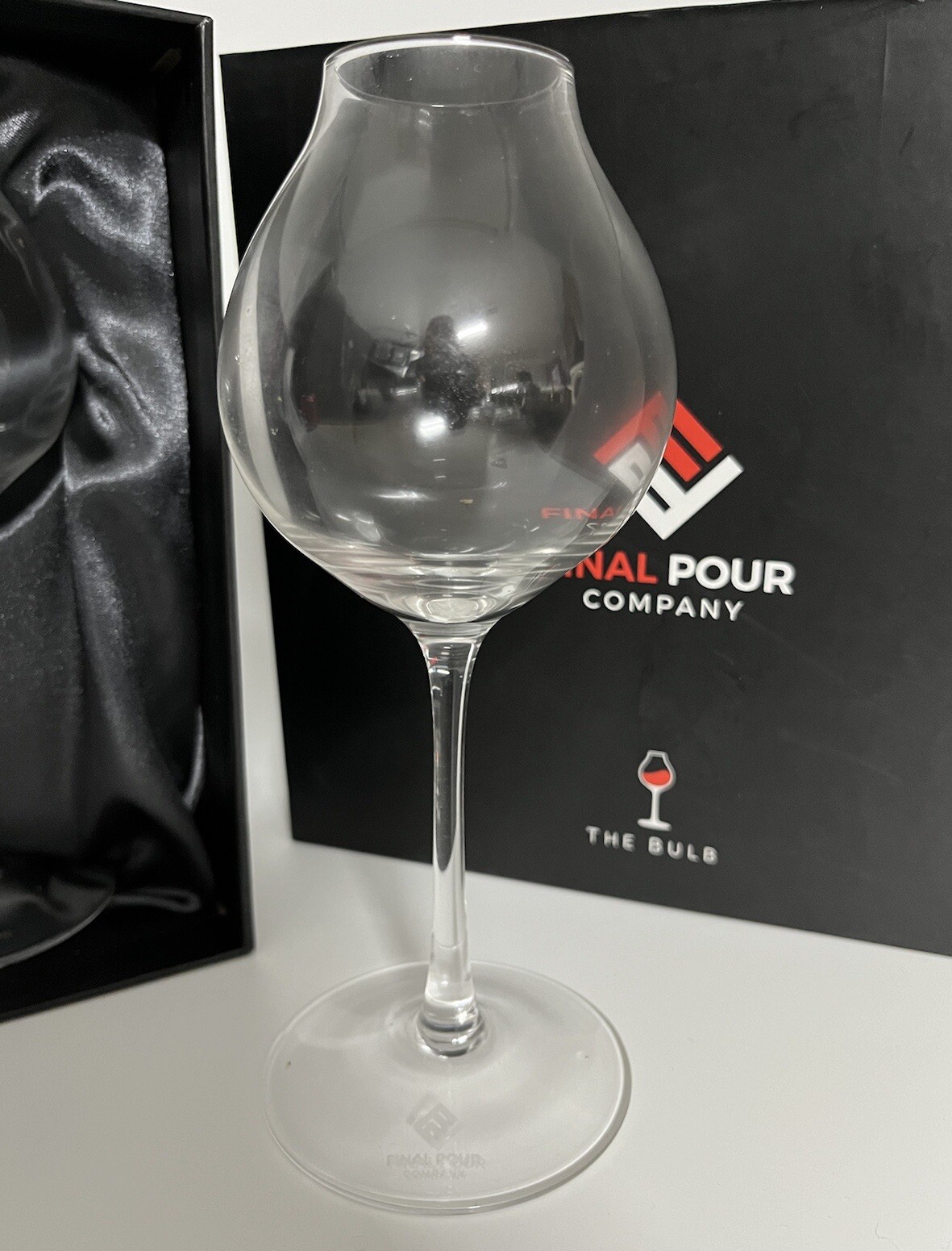 Bourbon/Whiskey tasting glasses - Hand Blown, lead free - Final Pour 'The Bulb'-image