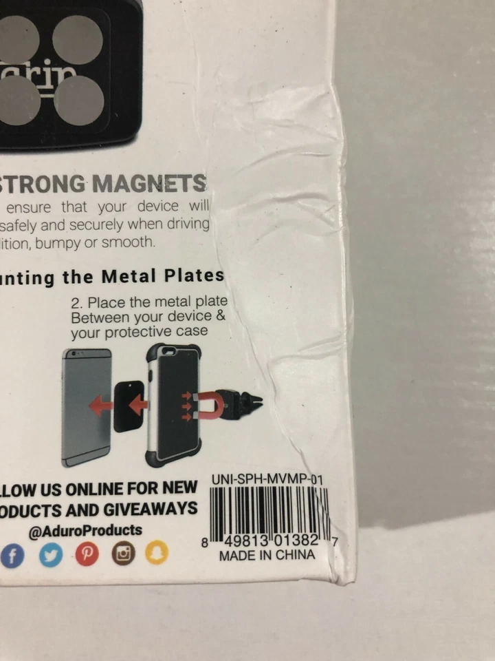 Aduro MAGMOUNTPRO - Magnetic Vent Mount for Smart Phone - Universal - Image 3 of 3
