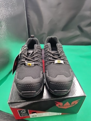 Tuffking Nova 7765 Black Composite Toe Cap Metal Free Safety Trainers Work Shoes - Picture 7 of 8