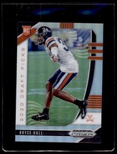 2020 PANINI PRIZM DRAFT PICKS SILVER BRYCE HALL RC VIRGINIA CAVALIERS #170