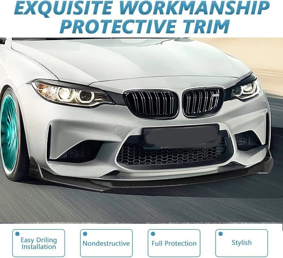 For Subaru Baja Legacy Outback WRX STI Front Bumper Lower Lip Splitter Spoiler Foto 4 de 4