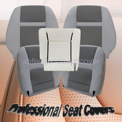 For 06-10 Dodge Ram 1500 2500 Both Side Bottom & Top Seat Cover & Foam Cushion