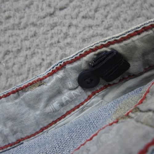 Vintage Levis Jeans Boys 18 Blue Faded Carpenter Baggy Loose Skate Denim Y2K - Picture 13 of 14