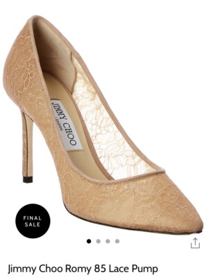 Jimmy Choo Romy 85 Lace Ballet Size Brand