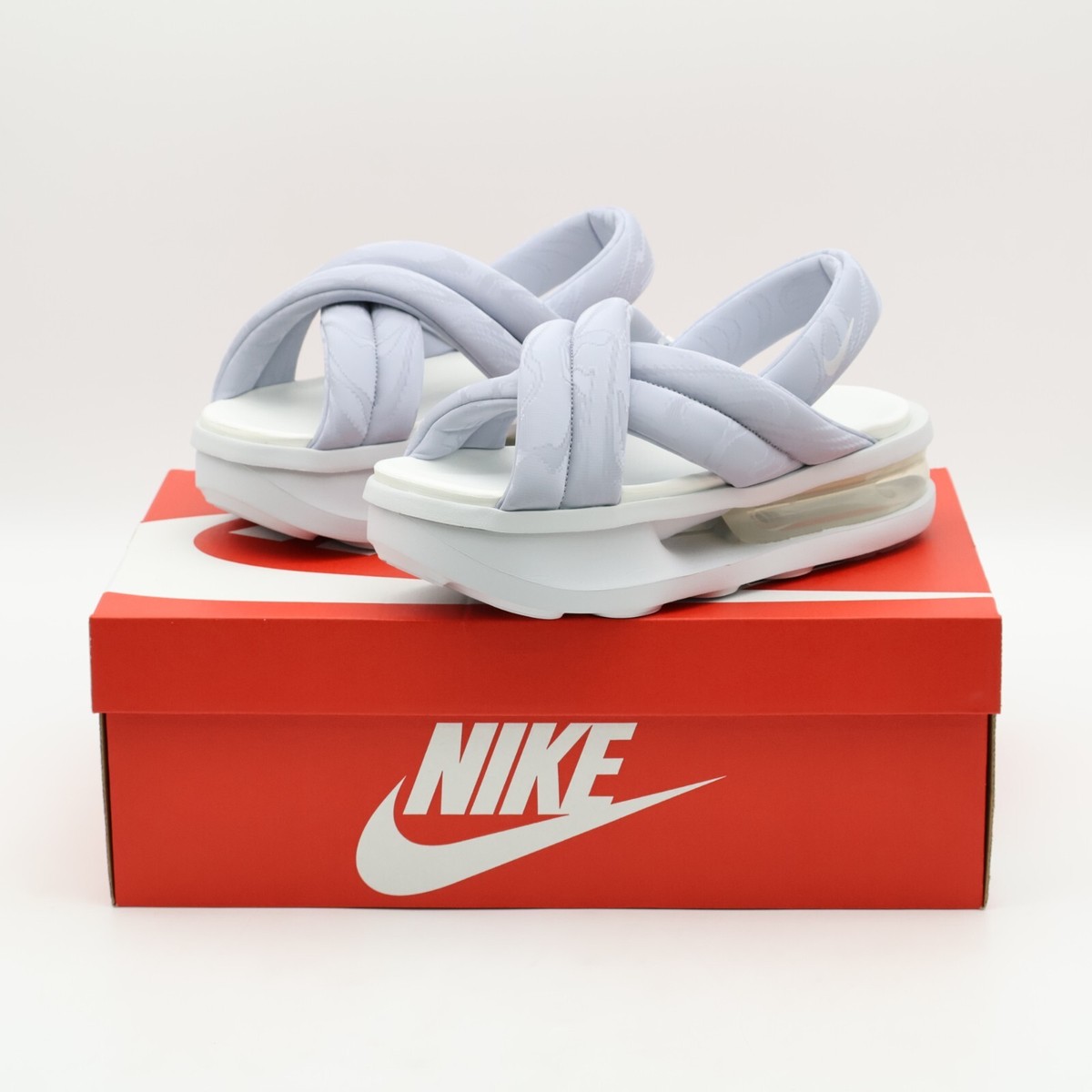 HJ8168-001 Nike Air Max Isla Sandals Wolf Grey Pure Platinum
