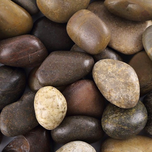 2 lbs Assorted Brown Natural Gravel Pebble Stones Decorative Party Vase Fillers - 第 3/6 張圖片