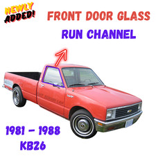 Isuzu KB26 KBD26 Chevy LUV 1981-1988 Front Door Glass Run Channel Pair
