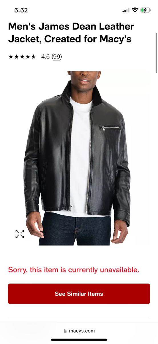 michael kors james dean leather jacket $600 retail NWT! | eBay