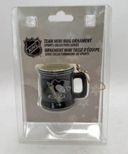 Pittsburh Penguin NHL Ceramic Mini Mug Ornament  Boelter Brands