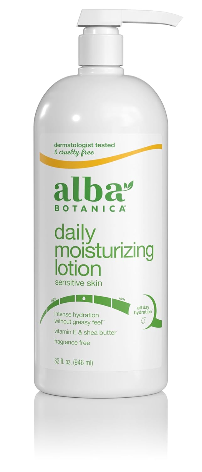 Daily Moisturizing Lotion, Sensitive Skin, Fragrance Free, 32 Oz (Packaging May
