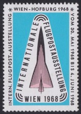 AUTRICHE VIGNETTE AVION CONCOR…