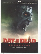 No Disc No Case ORIGINAL COVER ART Day Of The Dead Bloodline 2017 DVD Cover