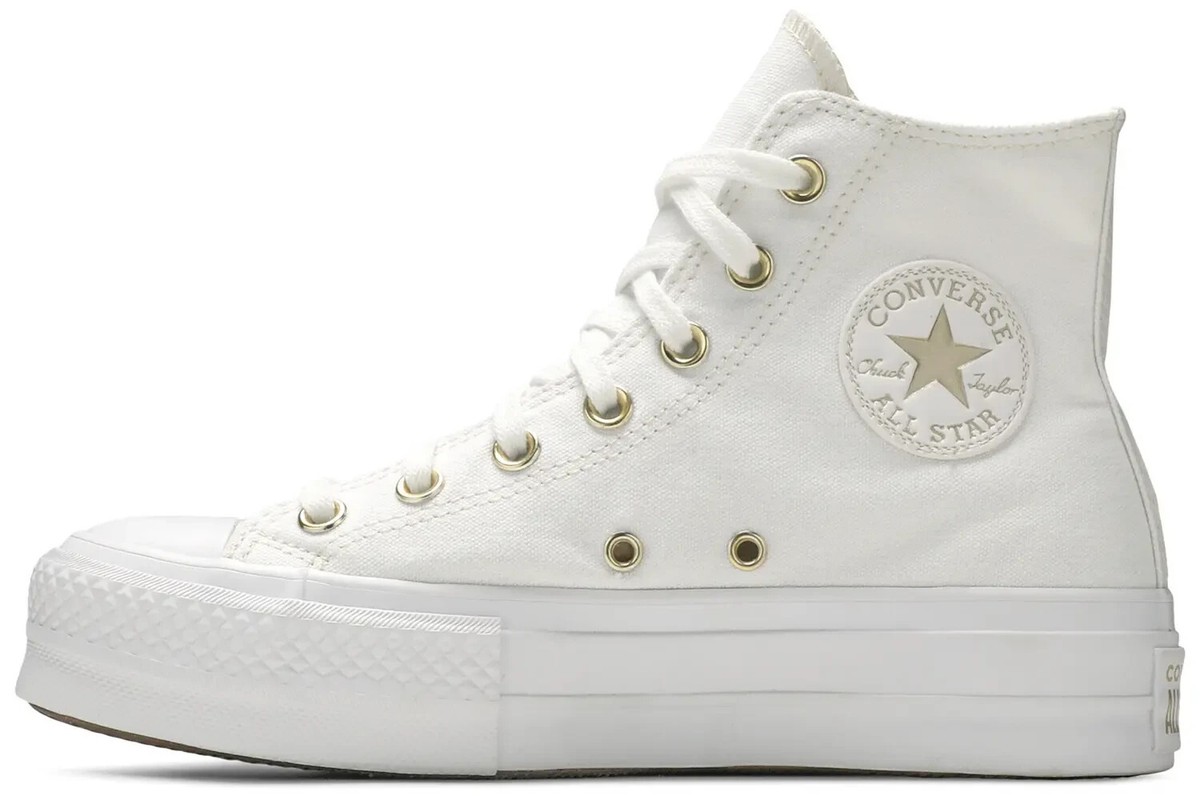 Converse Womens Chuck Taylor All Star Platform High White | eBay
