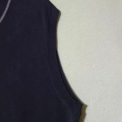 TASSO ELBA Black V-Neck Sleeveless Sweater Vest - Size XXL New with Tags - Picture 3 of 11