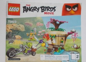 3 Lego Angry Birds Manuals75821 + 75823 (1+2) No Legos Manuals Only