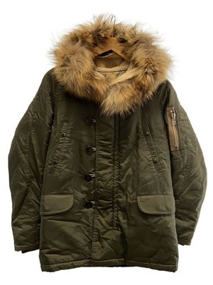 JUN HASHIMOTO Flight Jacket Nylon Khaki S Used