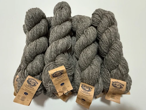 9 skeins Jamieson's Shetland dk, color 103 Sholmit, 2oz approx. 170 yards each - product listing photo