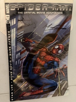 Spider-Man: Official Movie Adaptation '02 - Signed, Alan Davis/Mark Farmer COA