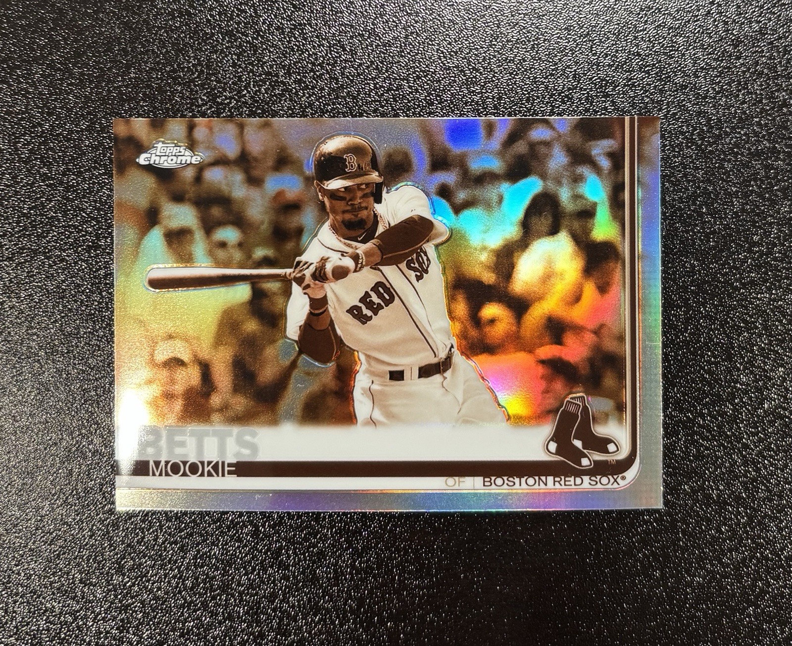 2019 Topps Chrome Mookie Betts #50 Sepia Refractor Red Sox Dodgers