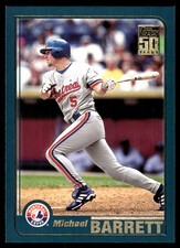 Michael Barrett 2001 Topps #179 Expos MLB READ FREE SHIPPING AutographDen