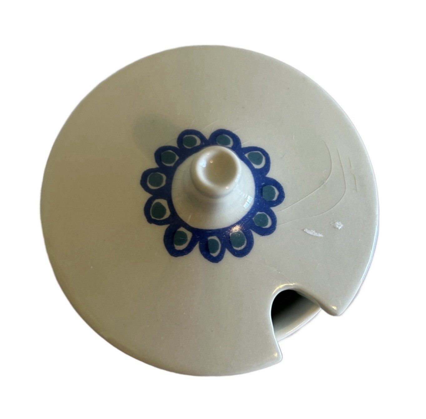 Tor Viking Figgjo Sugar Bowl - Turi Design Blue Norway MCM Scandinavian