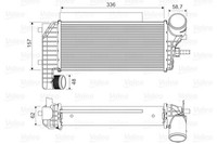 LadeluftküHler Valeo 818604 FüR Focus CEU Tourneo MAX Ford CB7 DXA Transit V408
