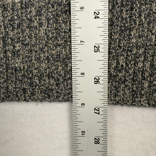 J CREW Pullover Herren Large Wollmischung blau hellbraun meliert Rundhals Pullover weich - Bild 8 von 12