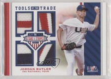 2017 Panini USA Baseball Stars & Stripes Prime 1/25 Jordan Butler #34 0q3