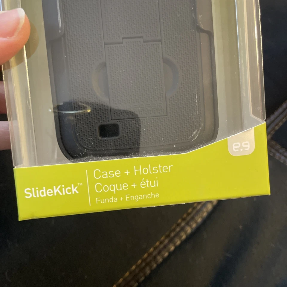 Комбинированный чехол/кобура с откидной подставкой для Samsung Galaxy S4 черный - Изображение 3 из 4