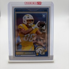 2025 SCORE-MYSTERY ROOKIE REDEMPTION CARD-ORONDE GADSDEN II-CHARGERS - SSP. rookie card picture