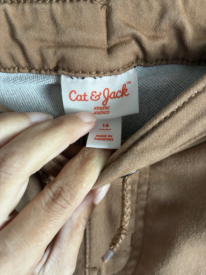 Husky Boys' Super Stretch Pull-On Jogger Jeans Cat Jack Brown, Size 16 - Image 2 of 4