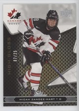 2018 Upper Deck Team Canada Juniors High Gloss 7/25 Micah Zandee-Hart #73 hb2