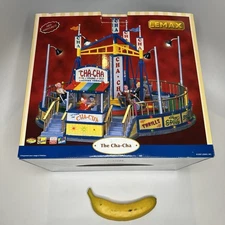 Lemax THE CHA CHA Carnival Ride 2007 Lights Sound Motion Works Retired In Box