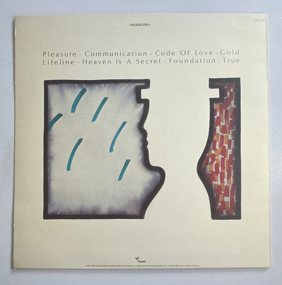 Spandau Ballet True 12" Vinyl LP Album Record Chrysalis Records Vg+ / Ex - Image 3 of 4