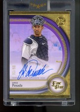 2025 Topps Five Star Jorge Posada #FSA-JP Purple Auto /50 Yankees
