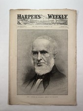 Harper’s Weekly December 24, 1887-John G. Whittier-Frontier-Canada-Lithographs