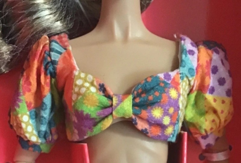 PEACE ‘N HARMONY POPPY PARKER Doll Dress Shirt PEASANT TOP fits Fashion Royalty