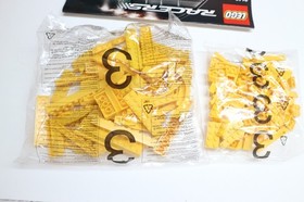 lego 8143 setnr. incomplete set lego racers book 2 Ferrari yellow