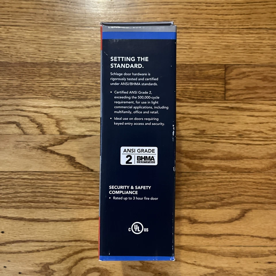 Schlage F51 CSV ELAN PALANCA 626 Entrada con Llave, Cerradura Tubular, Cromo Satinado Foto 4 de 4
