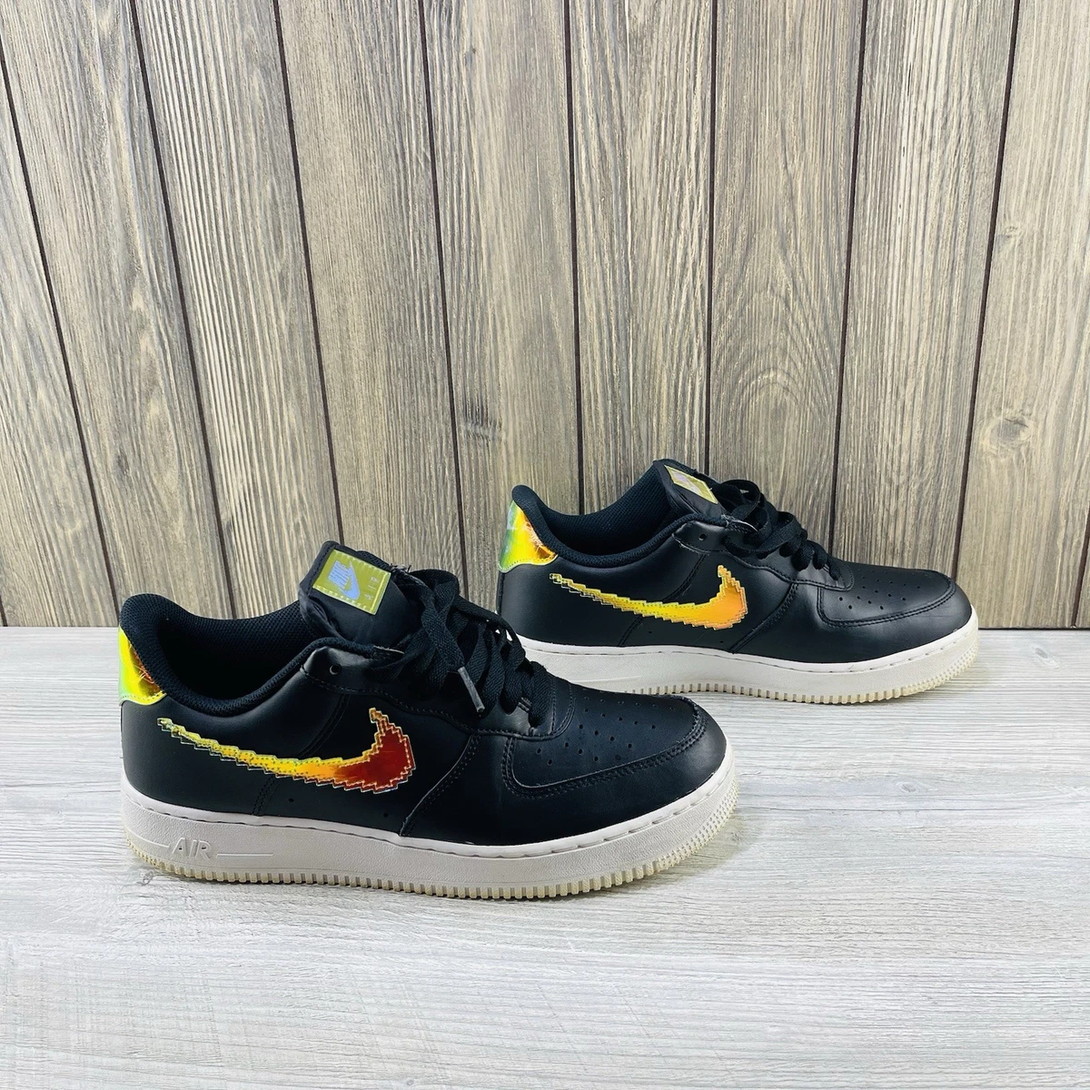 Nike Air Force 1 '07 LV8 Low Black Iridescent for Sale