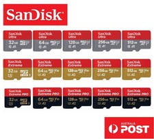 Micro SD Memory Card SanDisk Ultra Extreme Pro 32GB 64GB 128GB 256GB 512GB