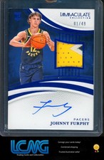 2024-25 Panini Immaculate #130 Johnny Furphy #01/39 Rookie Patch Auto