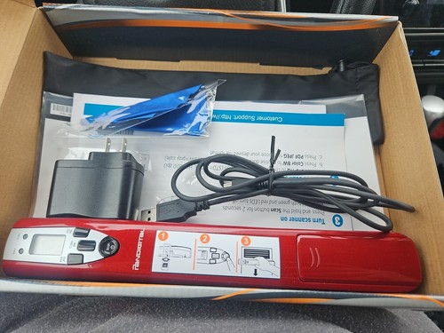 Pandigital Handheld Wand Scanner Red PANSCN08RD Photo Picture Arts Crafts - Picture 2 of 2