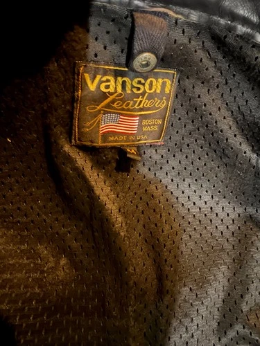Vintage Vanson Sportrider Sz 44 Nice!!! image 4