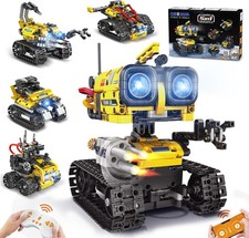 Robot Building Toys for Kids - 5 in 1 Remote-  App-Controlled Robots Toy, RC Wa
