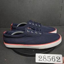 Sperry Shoes Mens Size 11.5 Lace Up Canvas Low Top Casual STS23417 Sneakers