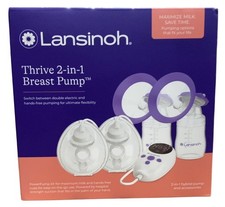 Lansinoh Thrive 2-in-1 Breast Pump - 2-in-1 Hybrid Pump and Accessories NIB