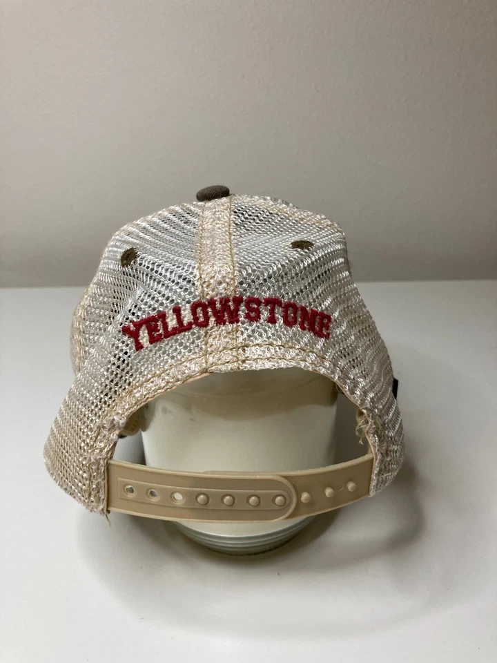 Gorra de béisbol Yellow Stone National Park talla única con logotipo de bisonte Foto 2 de 2